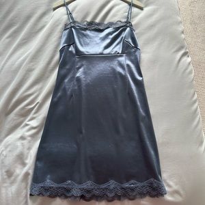 Urban Outfitters Slip Lace mini dress. Periwinkle color